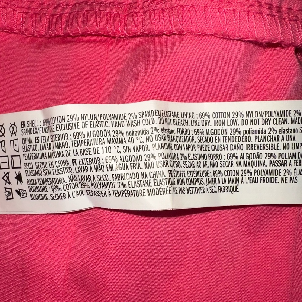 Forever 21 Pink Corset Crop Top Lace Up Ruffle Milkmaid Coquette M - Picture 7 of 7